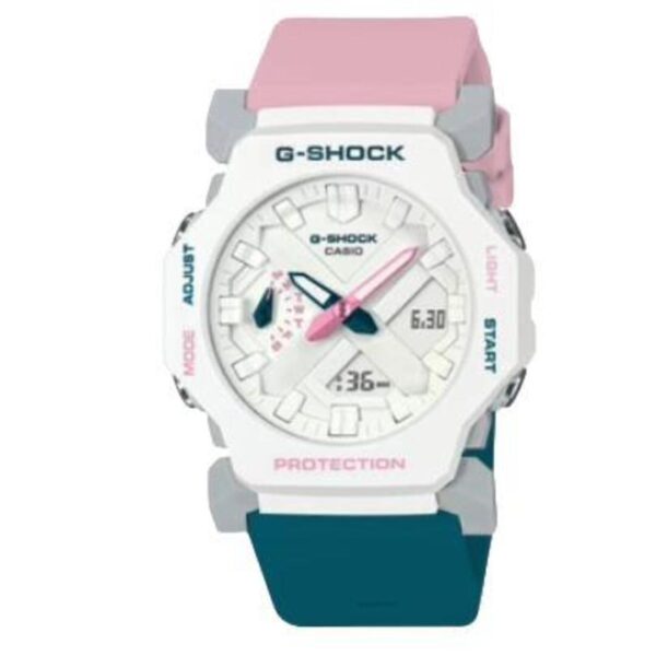 Casio G-Shock GA-2100 White and Multi-Color Watch