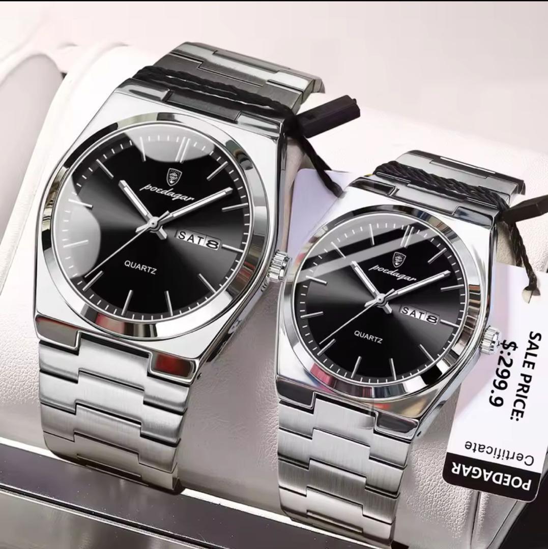 Poedagar Quartz Couple Watches
