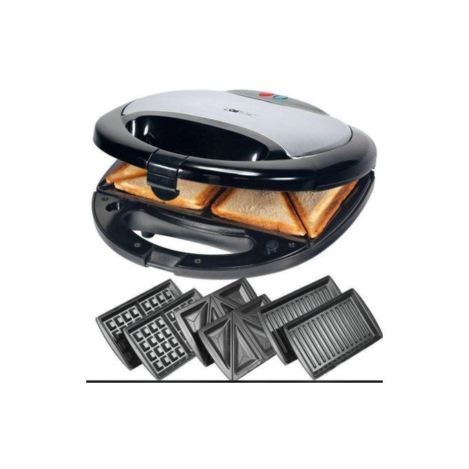 3-in-1 Multi-Functional Sandwich, Waffle & Grill Maker