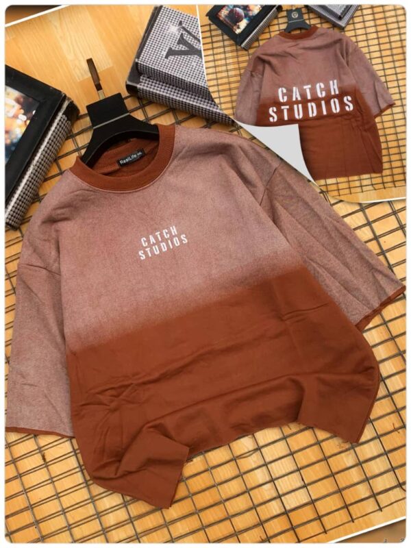 "Catch Studios" Ombre Oversized T-Shirt