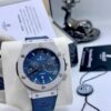 Hublot Big Bang Silver & Blue Chronograph Watch