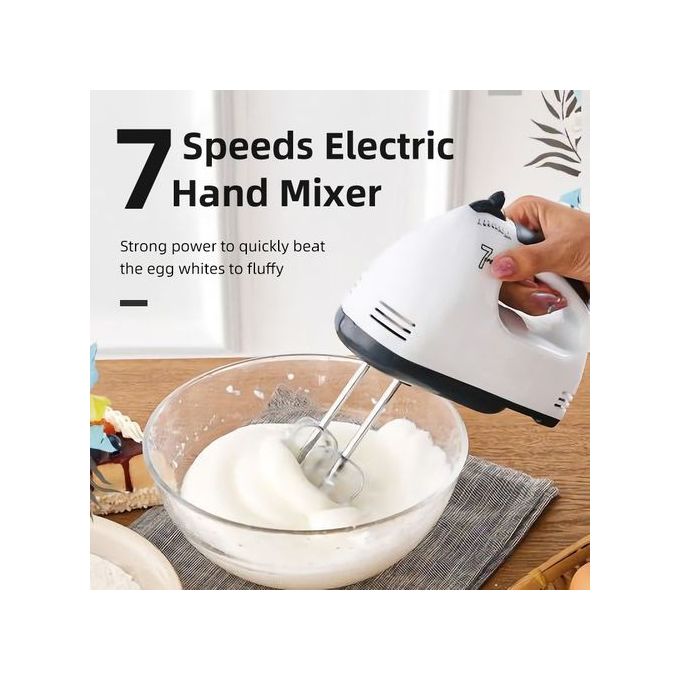 7-Speeds Electric Hand Mixer