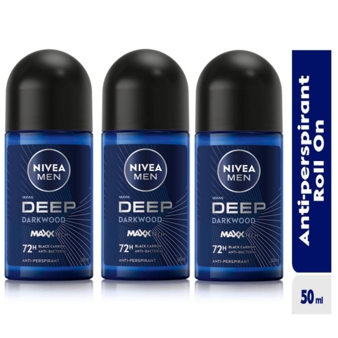 NIVEA MEN Dry Impact Anti-Perspirant Roll On (Dual Protect)
