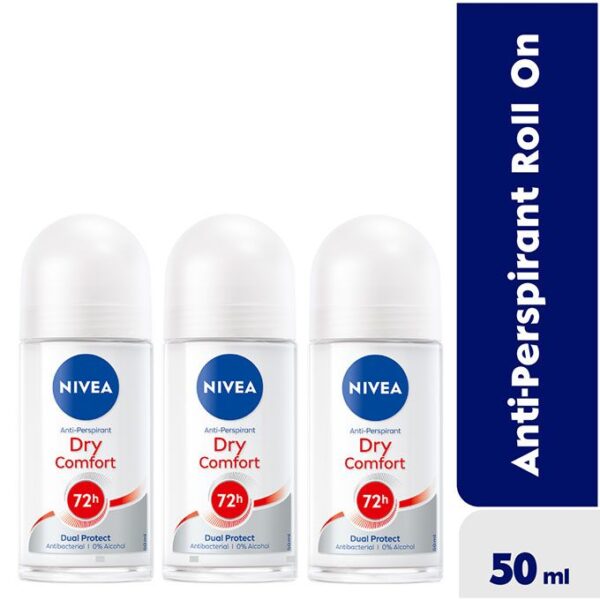 NIVEA MEN Dry Impact Anti-Perspirant Roll On (Dual Protect)